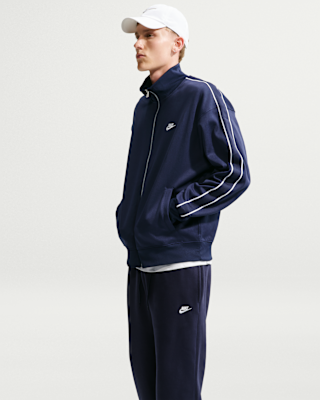 Nike Sportswear Club Men's Oversized Knit Track Jacket. Nike.com